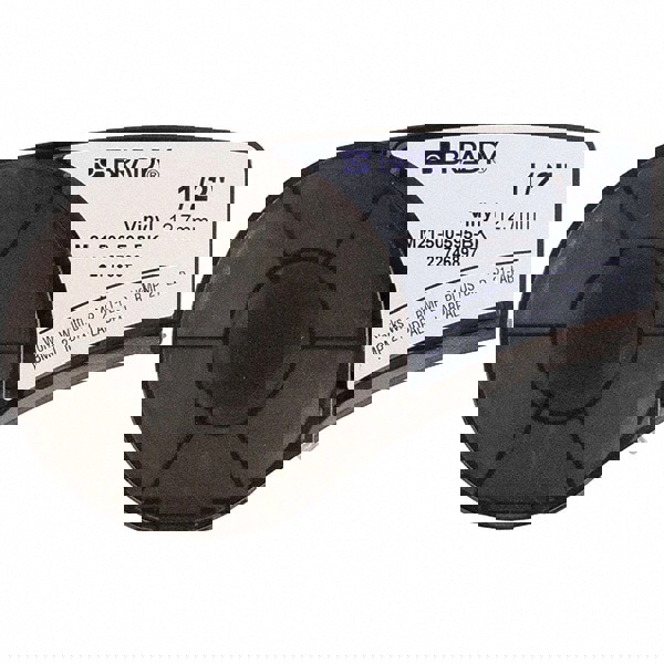 Label Maker Label: White & Black, Vinyl, 1 Roll